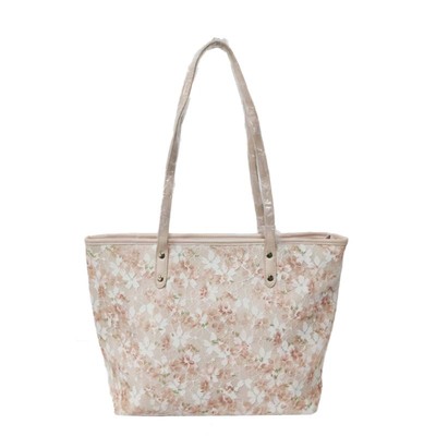 Bud Silk Flowers Shopping Bag