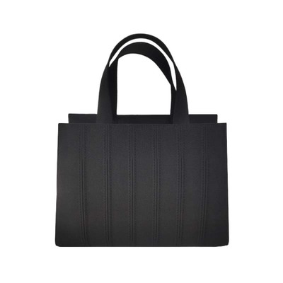 Black Commuter Contracted Carrier Flyknit Bag